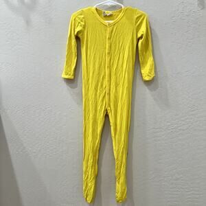 Kyte Baby Yellow Snap Footie Pajamas